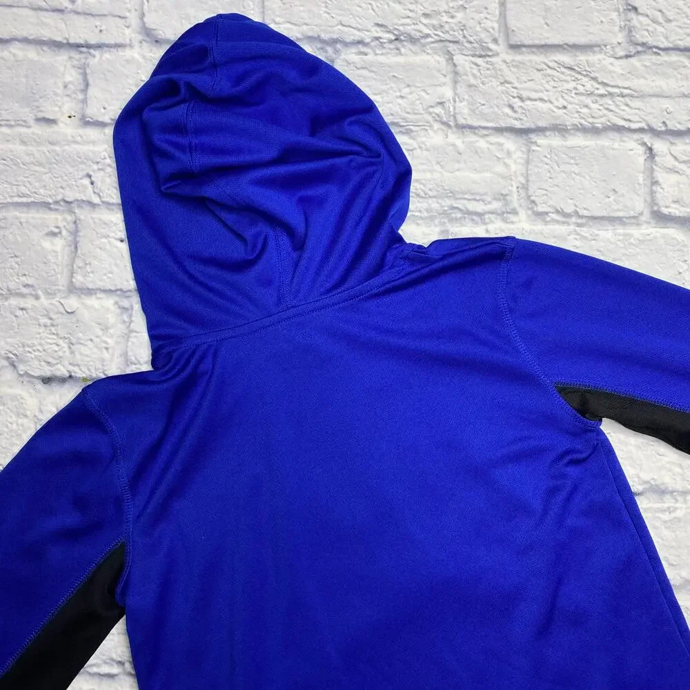 The Children's Place Athletic Football Hooded Long Sleeve in Blue